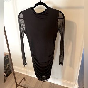 NWT Windsor Black Sheer Dress